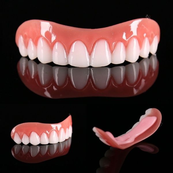 Perfect Instant Smile Comfort Fit Flex Teeth Whitening Denture Paste False Teeth Upper Cosmetic Veneer Tooth Cover Beauty Tool