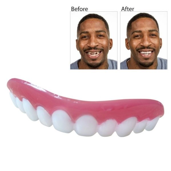Perfect Instant Smile Comfort Fit Flex Teeth Whitening Denture Paste False Teeth Upper Cosmetic Veneer Tooth Cover Beauty Tool