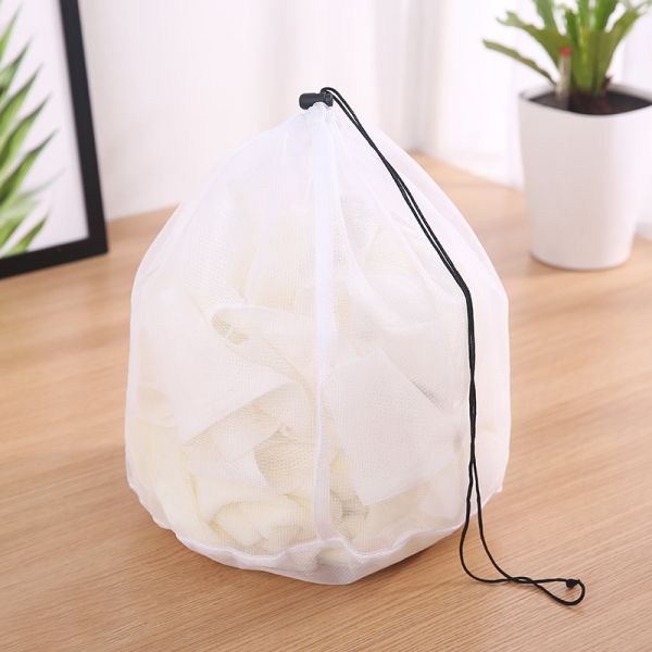 3PC 3 Sizes Mesh Laundry Wash Bags Basket Foldable Delicates Lingerie Bra Socks Underwear Washing Machine Clothes Protection Net