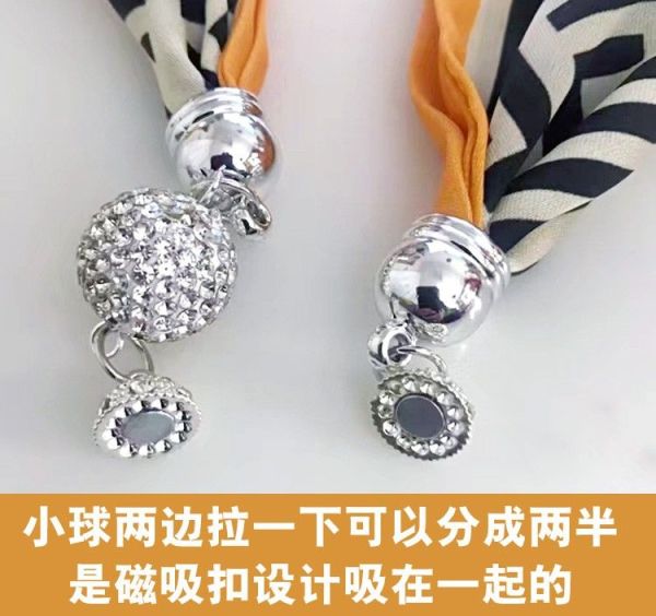 Women's Spring Summer Silk Like Small Scarf Necklace Shirt Collar Scarf Fashion Hair Band Wrist Scarves