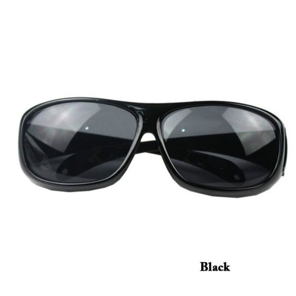 HD Car Driving Sunglasses Night Vision Wrap Arounds Yellow Lens Over Unisex Glasses