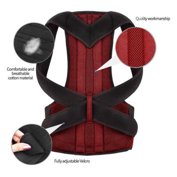 2020 Back Waist Posture Corrector Adjustable Adult Correction Belt Waist Trainer Shoulder Lumbar Brace Spine Support Belt Vest