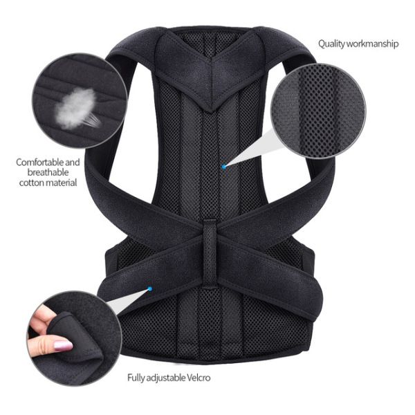 2020 Back Waist Posture Corrector Adjustable Adult Correction Belt Waist Trainer Shoulder Lumbar Brace Spine Support Belt Vest
