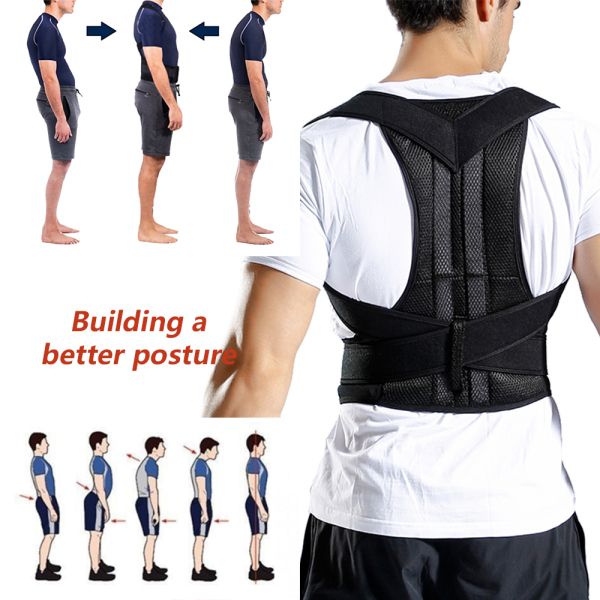 2020 Back Waist Posture Corrector Adjustable Adult Correction Belt Waist Trainer Shoulder Lumbar Brace Spine Support Belt Vest