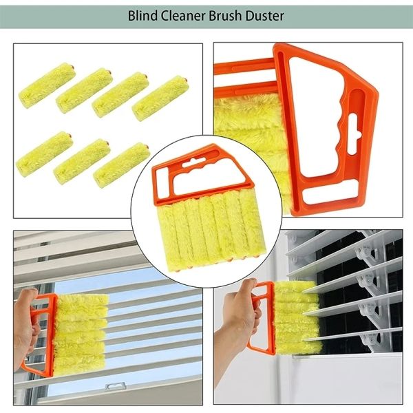 Blinds Window Cleaning Brush, Detachable Washable Blinds Dust Removal Brush, Blinds Duster, Household Dust Brush For Window Blin