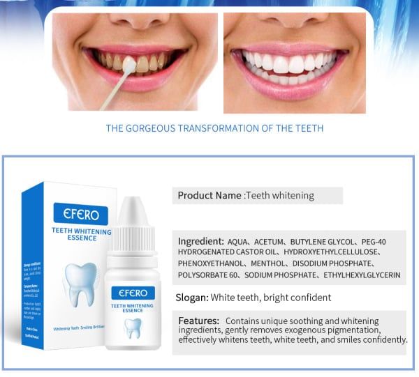 Clean Tooth Beauty Bai Cleaning Liquid White Tooth Powder To Black Teeth Yellow Teeth Teeth Tea Stains 10g