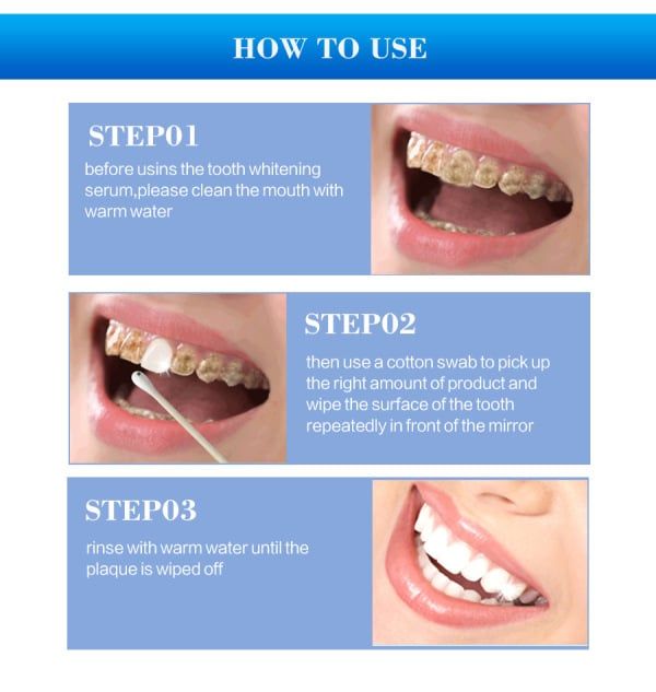 Clean Tooth Beauty Bai Cleaning Liquid White Tooth Powder To Black Teeth Yellow Teeth Teeth Tea Stains 10g