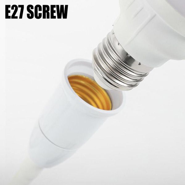 E27 Socket Lamp Bulb Holder Light Socket With Switch Lamp Holder Energy Saving LED Table Lamp Led Base Lamp Base 20cm
