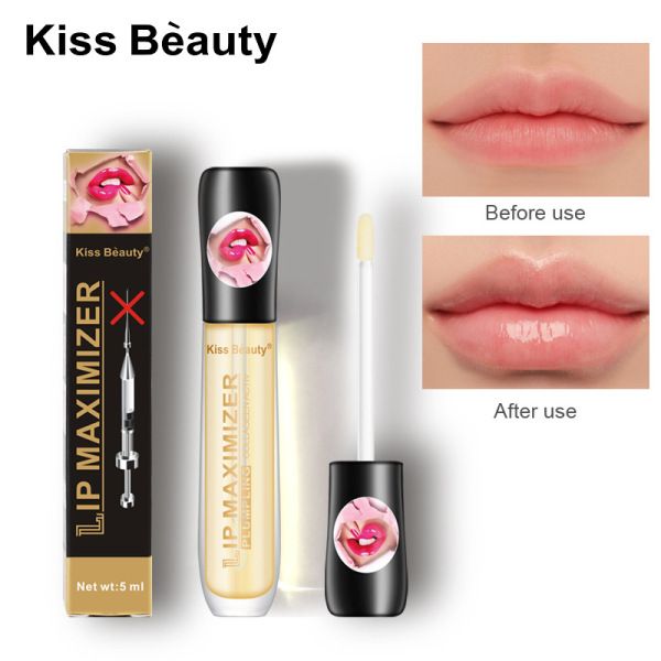 Kiss Beauty Transparent Lip Enhances Lip Elasticity, Decreases Lip Lines, and Lip Enriches Oil