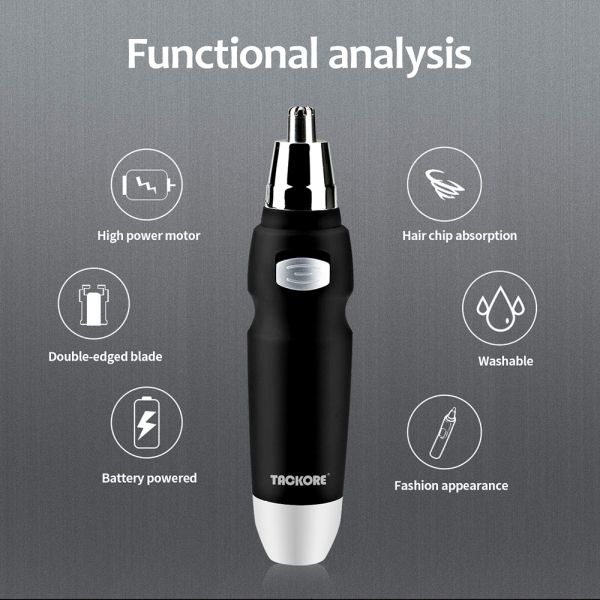 Electric Shaving Nose Ear Trimmer Safety Face Care Nose Hair Trimmer for Men Shaving Hair Removal Razor Beard Cleaning Machine