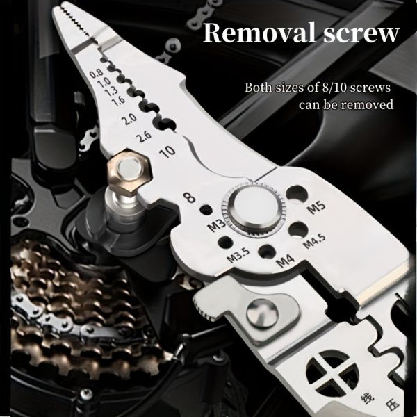 Crimper Cable Cutter Adjustable Automatic Wire Stripper Multifunctional Stripping Crimping Pliers Terminal Hand Tool