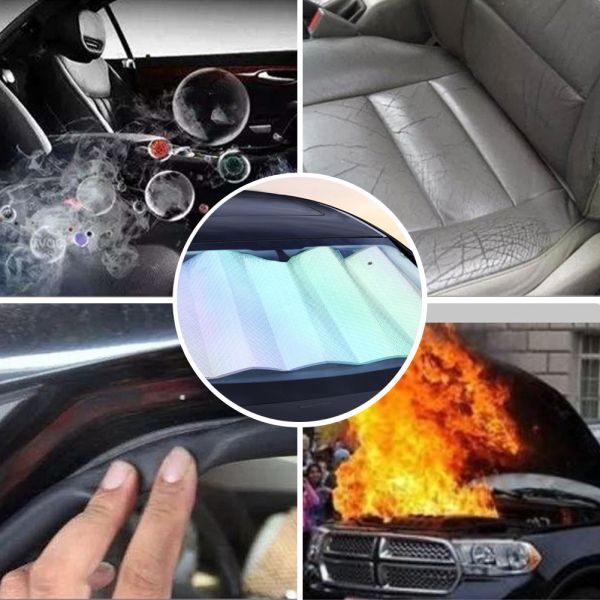 140*70CM Car Sun Shade UV visiere Protection Curtain Sunshade Film Windshield Visor Front Windshield Sunshade Cover Picnic Mat