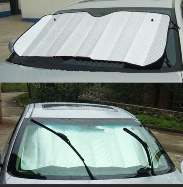 140*70CM Car Sun Shade UV visiere Protection Curtain Sunshade Film Windshield Visor Front Windshield Sunshade Cover Picnic Mat