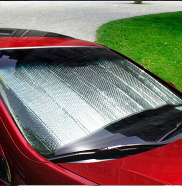 140*70CM Car Sun Shade UV visiere Protection Curtain Sunshade Film Windshield Visor Front Windshield Sunshade Cover Picnic Mat