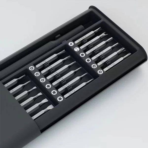24 In 1 Screwdriver Set Precision Magnetic Screw Driver Bits Mini Tool Case Dismountable For Smart Home PC Phone Repair