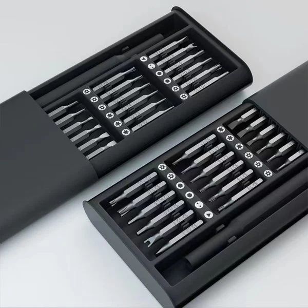 24 In 1 Screwdriver Set Precision Magnetic Screw Driver Bits Mini Tool Case Dismountable For Smart Home PC Phone Repair