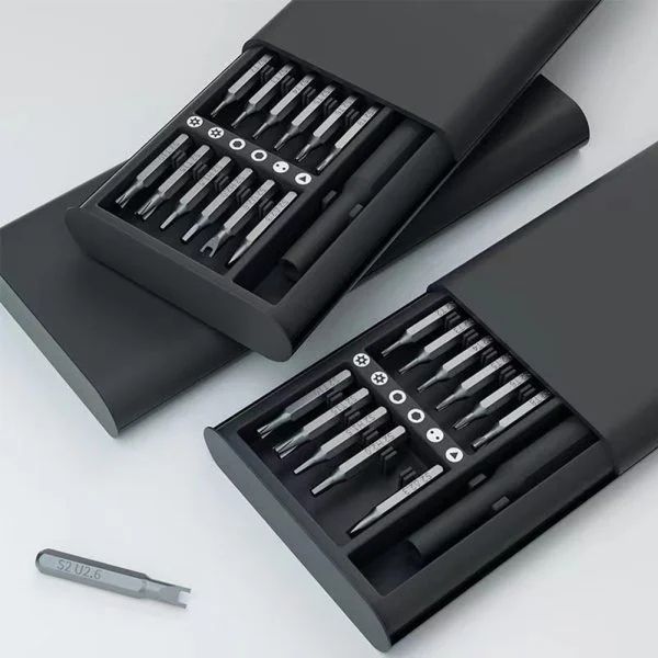 24 In 1 Screwdriver Set Precision Magnetic Screw Driver Bits Mini Tool Case Dismountable For Smart Home PC Phone Repair