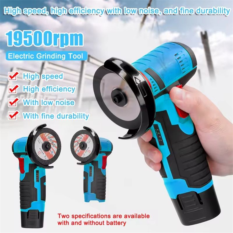 Electric Grinding Tool Multifunctional Mini Grinder Handheld Cutter for Cutting Polishing Ceramic Tile Wood Stone Steel