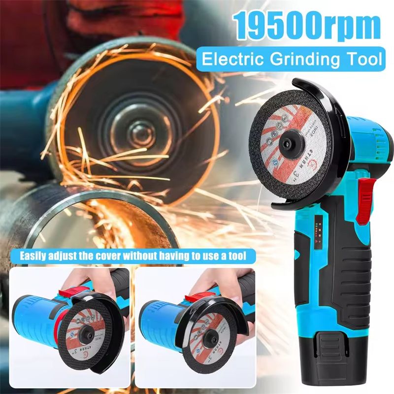 Electric Grinding Tool Multifunctional Mini Grinder Handheld Cutter for Cutting Polishing Ceramic Tile Wood Stone Steel