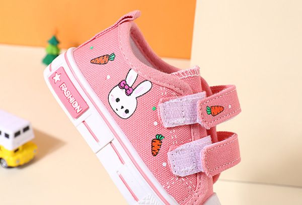 New Children Canvas Board Shoes Kids Loafers for Girls Boys Sport Running Trainers Fashion Breathable Baby Canvas Sneakers Flats