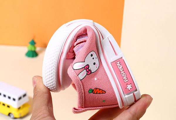 New Children Canvas Board Shoes Kids Loafers for Girls Boys Sport Running Trainers Fashion Breathable Baby Canvas Sneakers Flats