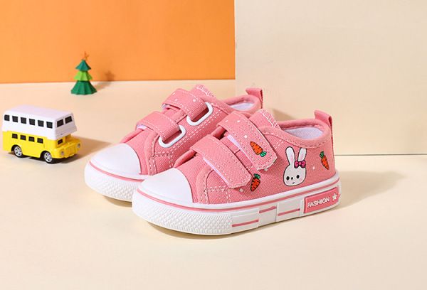 New Children Canvas Board Shoes Kids Loafers for Girls Boys Sport Running Trainers Fashion Breathable Baby Canvas Sneakers Flats