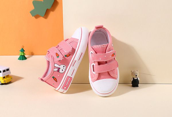 New Children Canvas Board Shoes Kids Loafers for Girls Boys Sport Running Trainers Fashion Breathable Baby Canvas Sneakers Flats