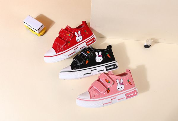 New Children Canvas Board Shoes Kids Loafers for Girls Boys Sport Running Trainers Fashion Breathable Baby Canvas Sneakers Flats