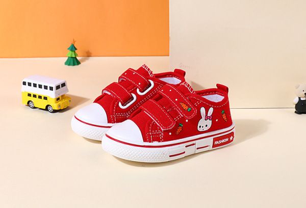 New Children Canvas Board Shoes Kids Loafers for Girls Boys Sport Running Trainers Fashion Breathable Baby Canvas Sneakers Flats