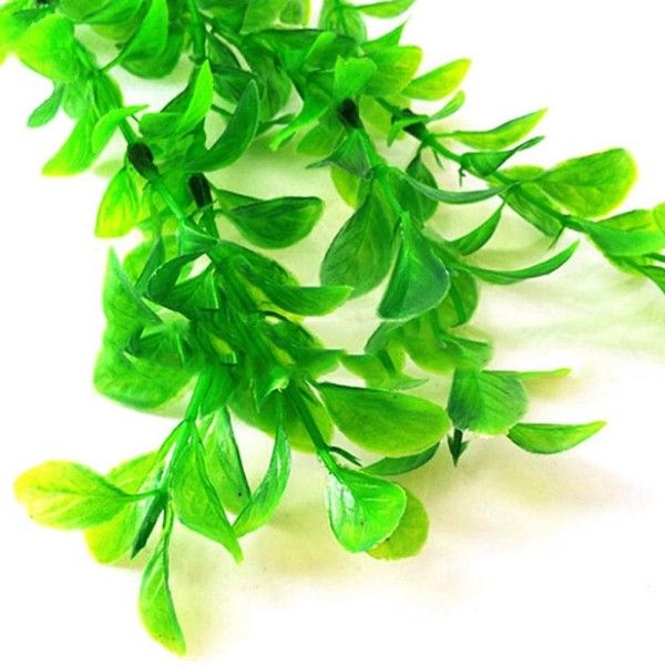 1Pcs Underwater Aquarium Viewing Decoration Ornament Artificial Plastic Plant Aquarium Fish Tank Green Purple Fake Water Grass