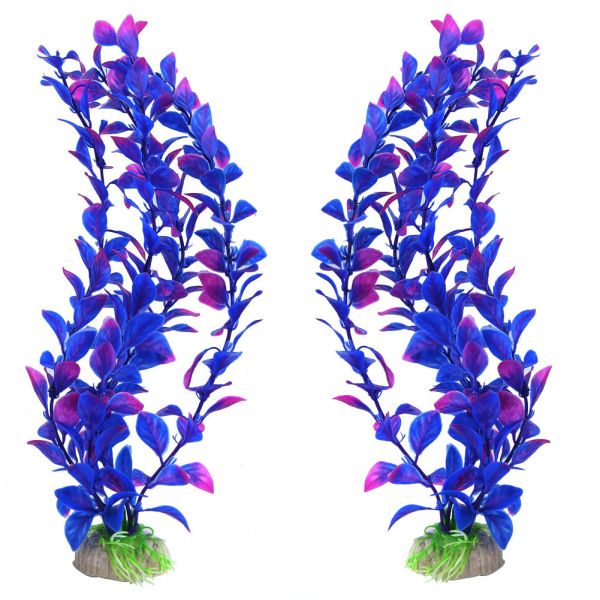1Pcs Underwater Aquarium Viewing Decoration Ornament Artificial Plastic Plant Aquarium Fish Tank Green Purple Fake Water Grass