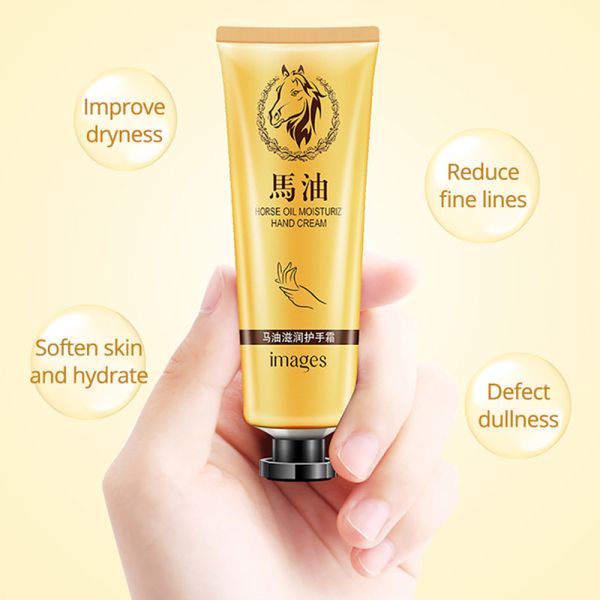 Hand Care Horse oil Repair hand cream Anti-Aging Soft Hand Whitening moisturizing Nourish Hand Care Lotion Cream 30g
