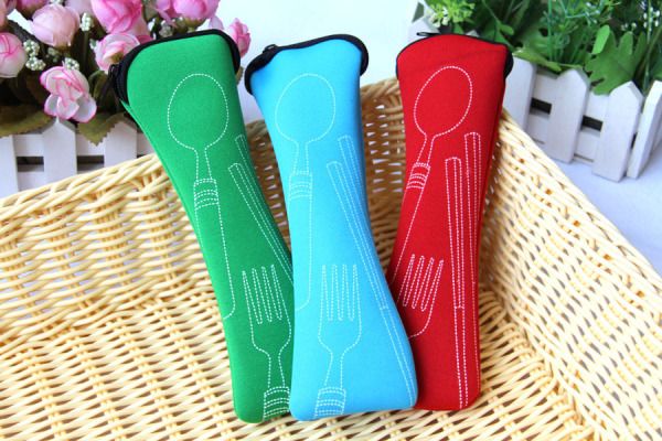 Portable Travel Cutlery 3Pcs Stainless Steel Tableware Dinnerware Camping Cutlery Set Fork Spoon chopsticks Set