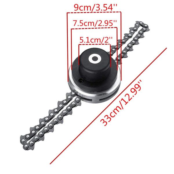 Universal 65Mn Lawn Mower Chain Grass Petrol Trimmer Head Coil Chain Brush Cutter Head Garden Grass Weeding Machine Chains Blade