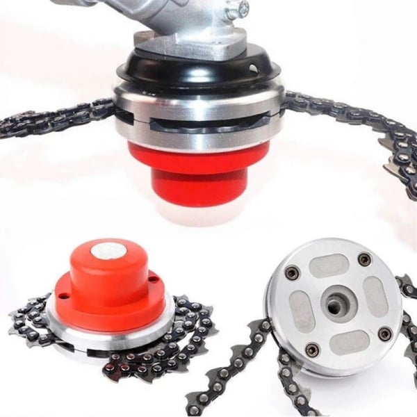 Universal 65Mn Lawn Mower Chain Grass Petrol Trimmer Head Coil Chain Brush Cutter Head Garden Grass Weeding Machine Chains Blade
