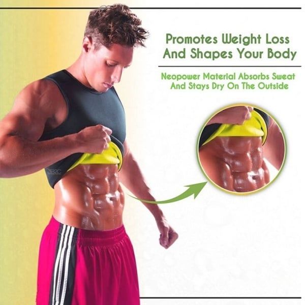 Slimming Belt Belly Men Slimming Vest Body Shaper Neoprene Abdomen Fat Burning Shaperwear Waist Sweat Corset