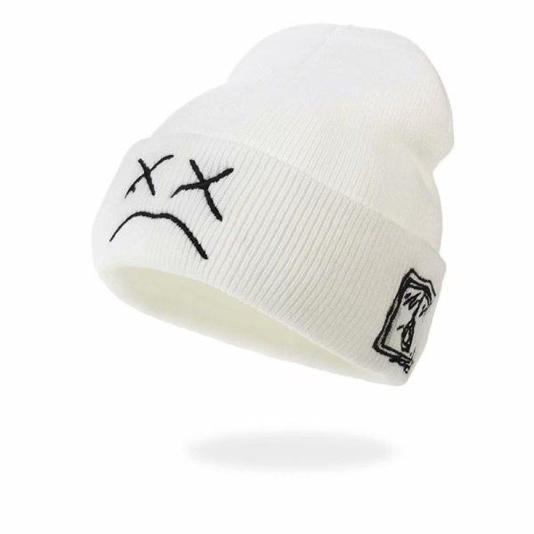 Winter Beanie Daily Hat Cuffed Skull Hat Unisex Knitted Cap Black Women's Warm Beanies Ski Bonnets Hats for Women and Men 2022