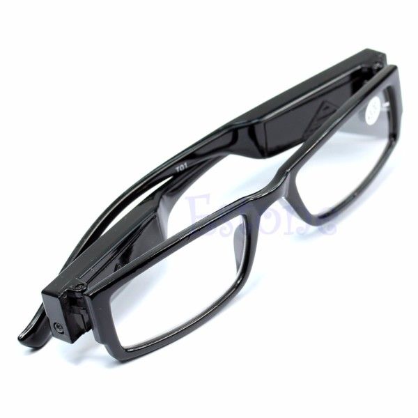 Multi Strength LED Reading Glasses Eyeglass Spectacle Diopter Magnifier Light UP