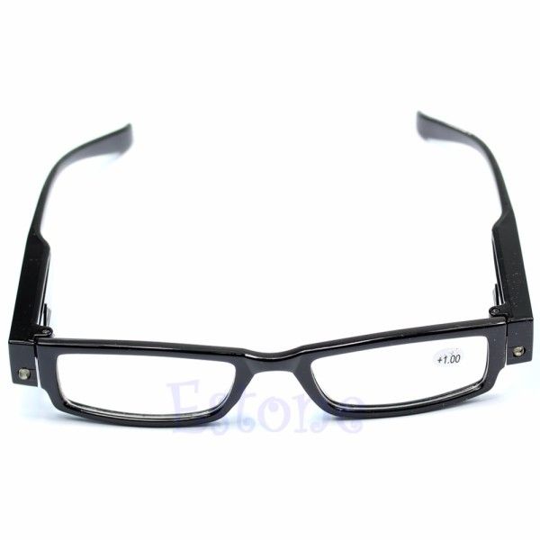 Multi Strength LED Reading Glasses Eyeglass Spectacle Diopter Magnifier Light UP