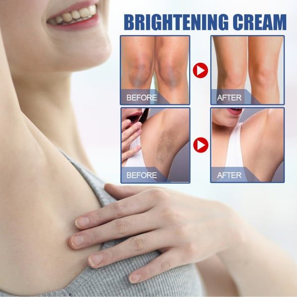 10 Seconds Instant Bellezon Whitening Cream Underarm Armpit Whitening Cream Legs Knees Private Parts Body Whitening Cream 60ml