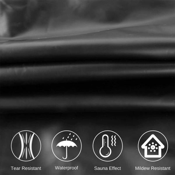 Sports Sweating Sauna Clothes Shaper Shirt Fitness Weight Loss Fitness Workout Anti-rip Sport Suit