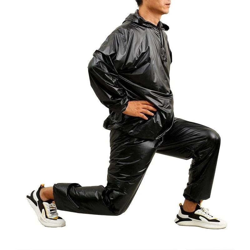 Sports Sweating Sauna Clothes Shaper Shirt Fitness Weight Loss Fitness Workout Anti-rip Sport Suit