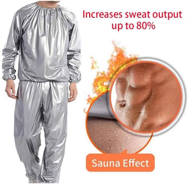 Sports Sweating Sauna Clothes Shaper Shirt Fitness Weight Loss Fitness Workout Anti-rip Sport Suit