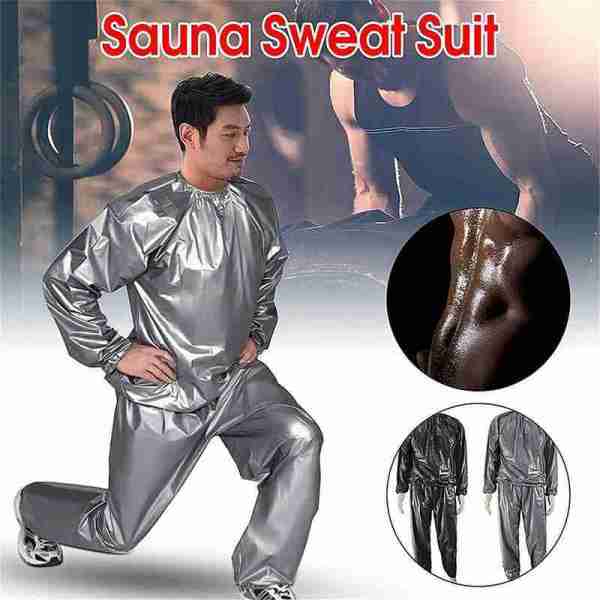 Sports Sweating Sauna Clothes Shaper Shirt Fitness Weight Loss Fitness Workout Anti-rip Sport Suit