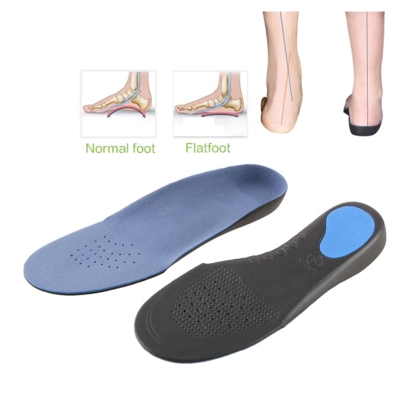 36 to 49 EVA Adult Flat Foot Arch Support Orthotics Orthopedic Insoles silicone Adjust Feet Insoles For Men and Women