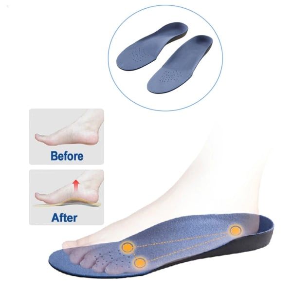 36 to 49 EVA Adult Flat Foot Arch Support Orthotics Orthopedic Insoles silicone Adjust Feet Insoles For Men and Women