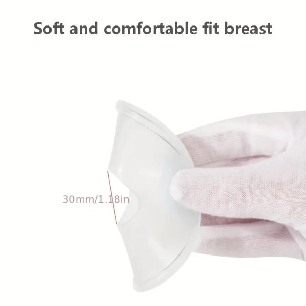 Wearable Breast Milk Collector Shell Silicone Baby Breastfeeding Washable Anti-Overflow Pad Reusable Nursing Pads Postnatal Care