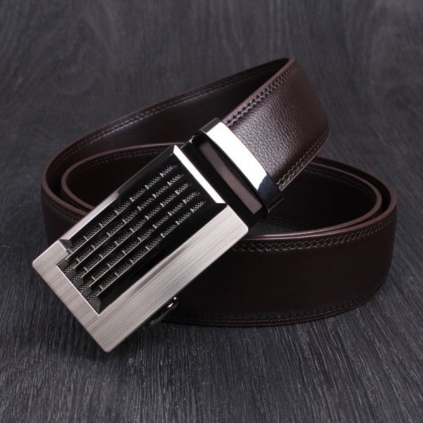 Men's genuine leather belt automatic buckle designer belts
