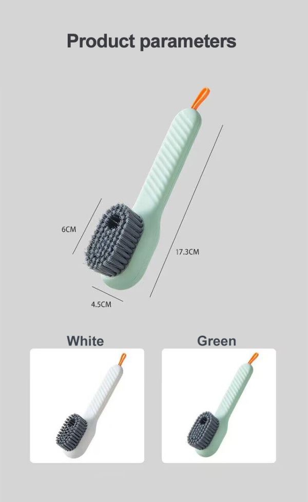 Cleaning Brush Soft Bristled Liquid Shoe Brush Long Handle Brush Clothes Brush Shoe Clothing Board Brush Household Cleaning Tool