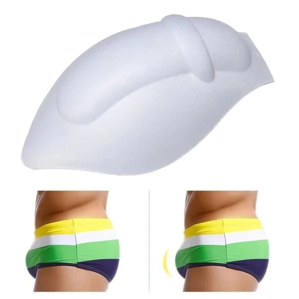 Men's Underwear Sponge Pad Swimming Trunks cup Three-dimensional U Convex Cup Upgraded Sexy Contour Push Pad Plastic Anti-glare